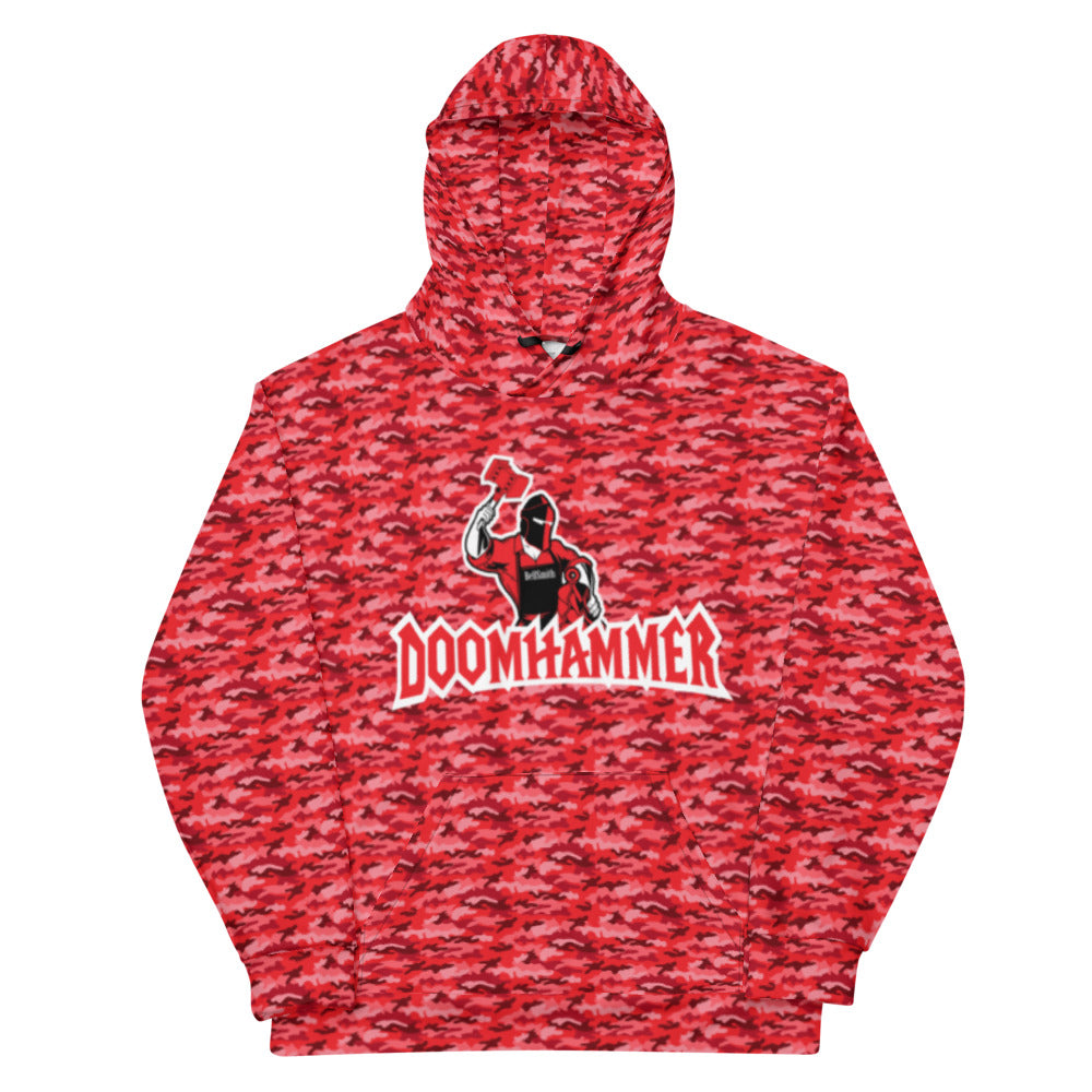 Doomhammer / Camo Hoodie (Red)